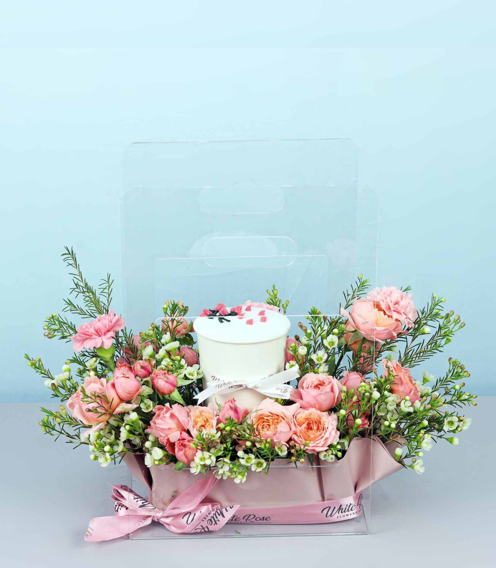 Charming Pink Cake Arrangement