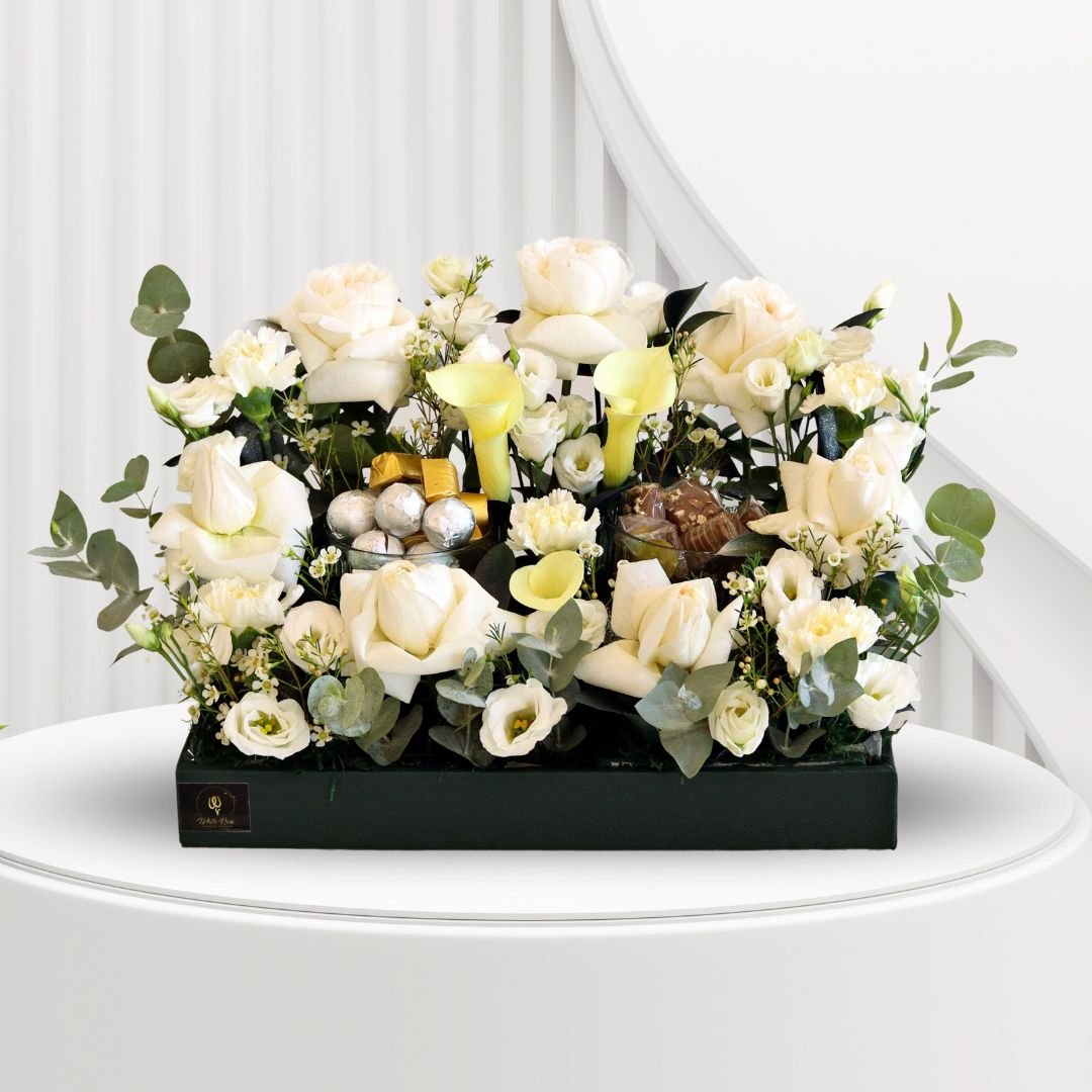 Fantasy Chocolate Flower Tray