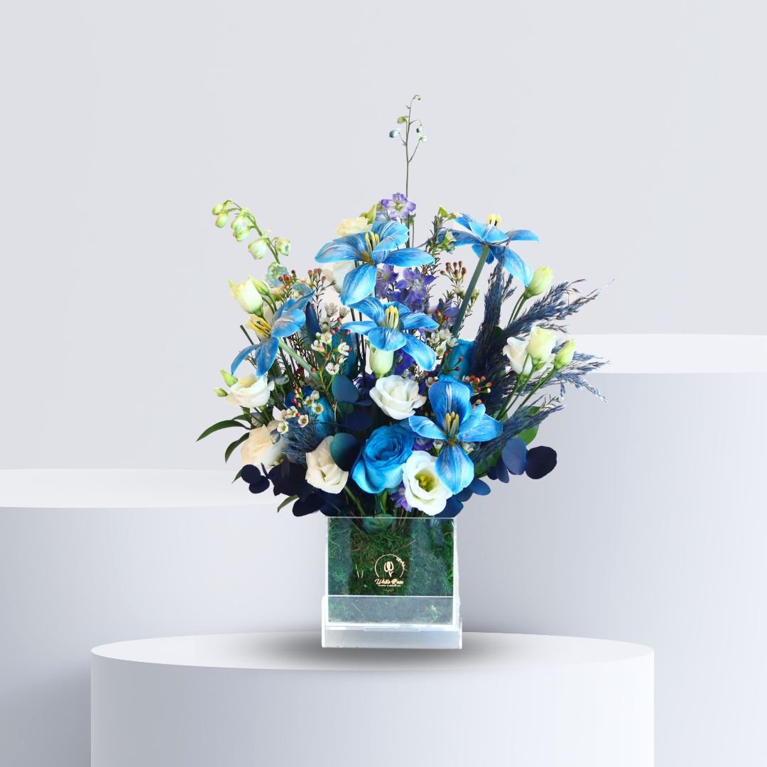 Elegant Blue Arrangement