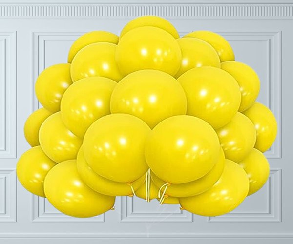 25 Yellow Balloons