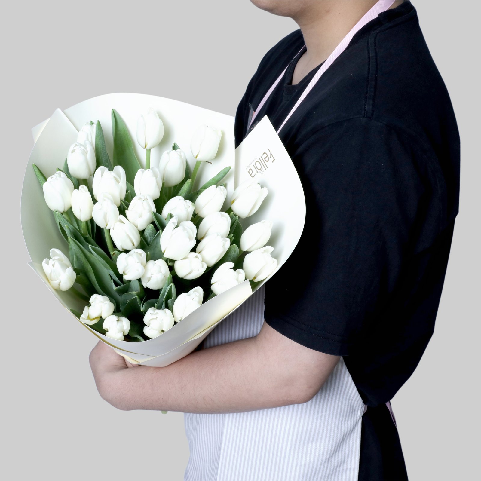 White Tulip Bouquet