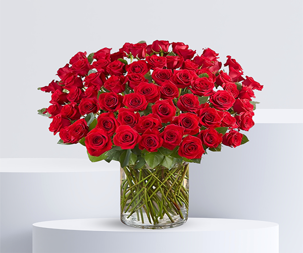 Grand Rose Vase Arrangement