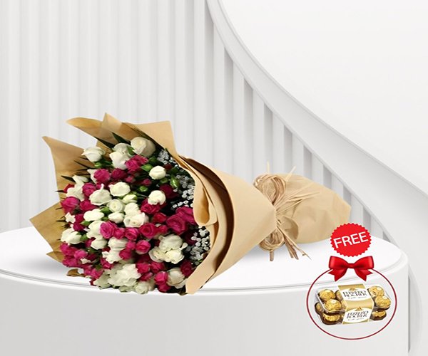 Joyful Bouquet with free chocolate