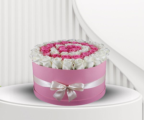 Vibrant Pink Flower Box