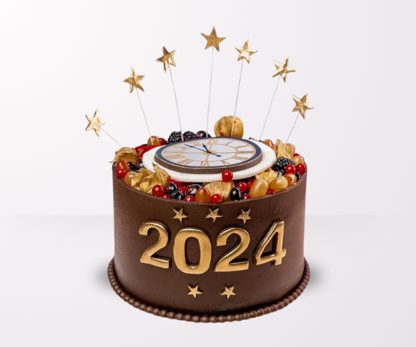 New Year Chocolate Fruit Cake - 3KG