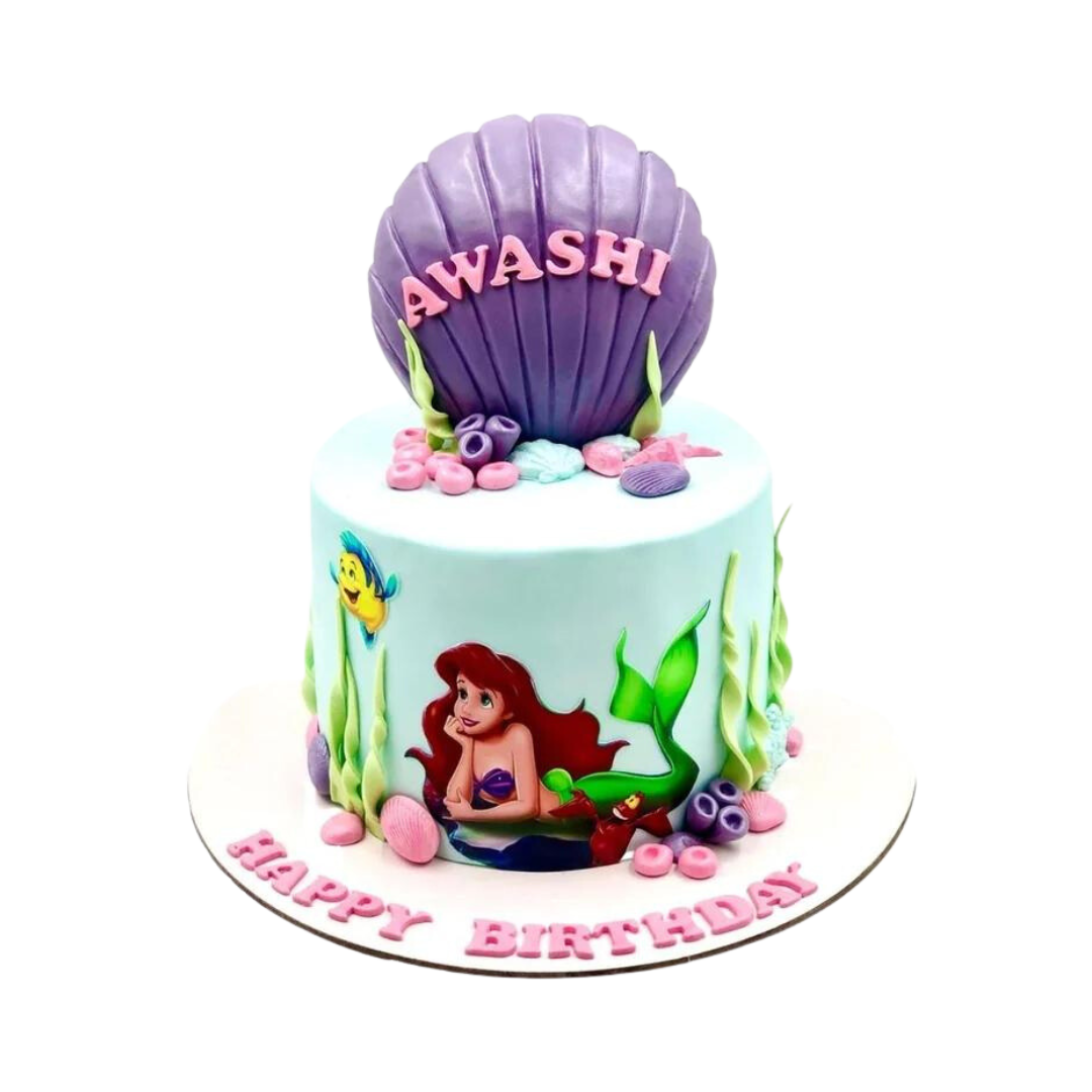 Little Mermaid Shell Cake-3KG