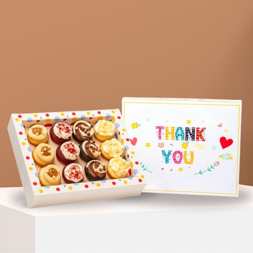 Thank You Mini Cupcakes - Small Box