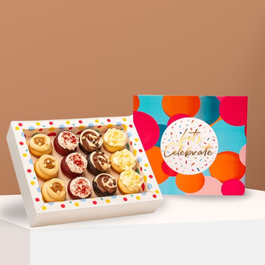 Lets Celebrate Mini Cupcakes - Small Box