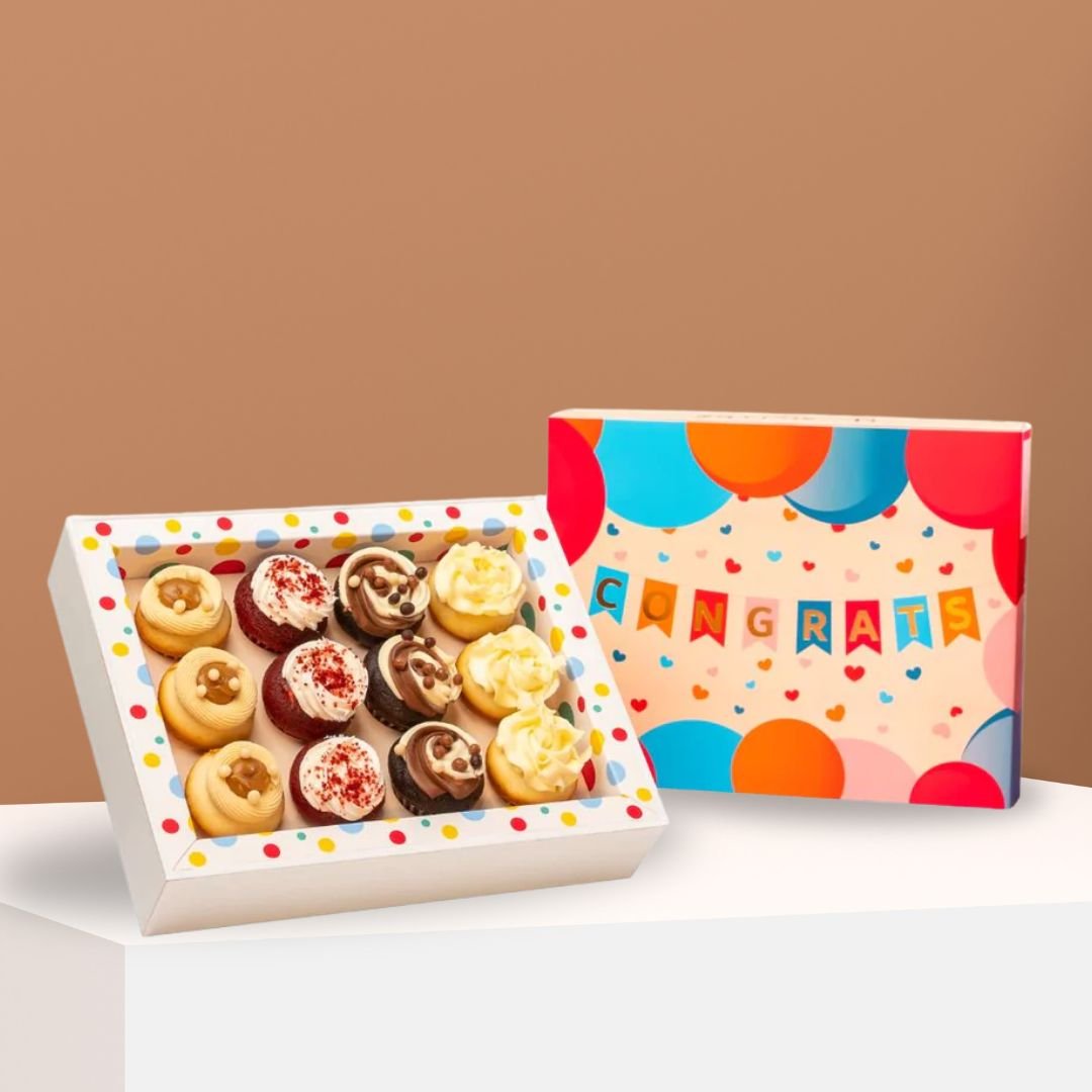 Congrats Mini Cupcakes - Small Box