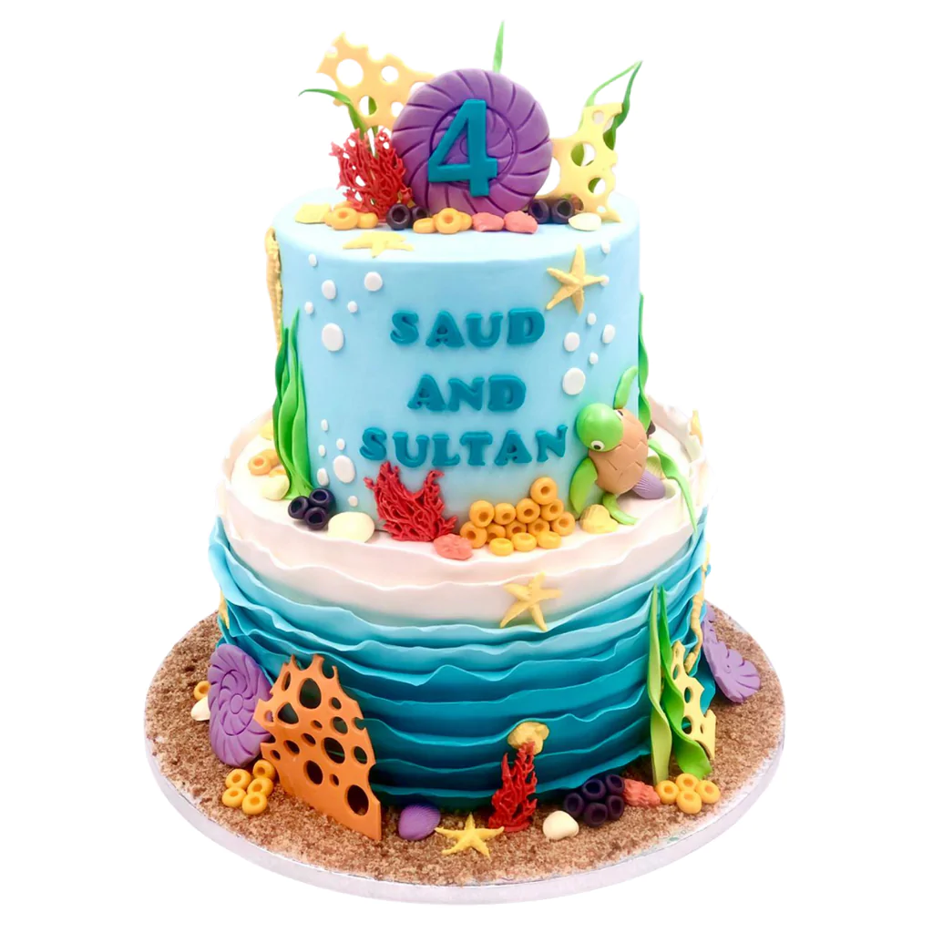 Under The Sea Tier Cake -7kg