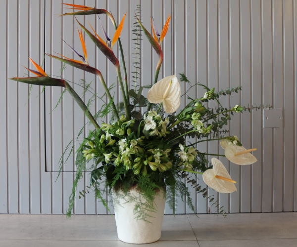 Emerald Cascade Floral Arrangement