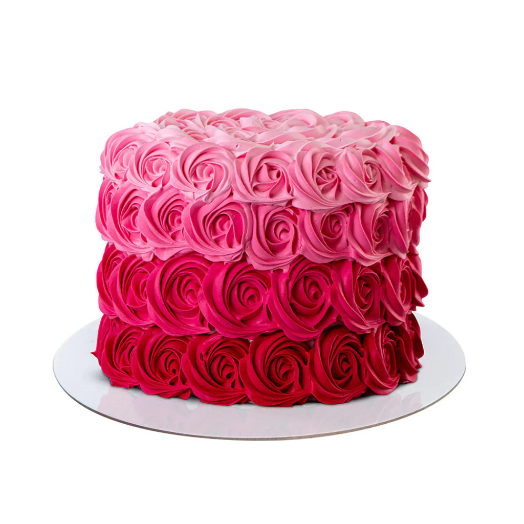 Tall Pink Swirl Cake -2KG